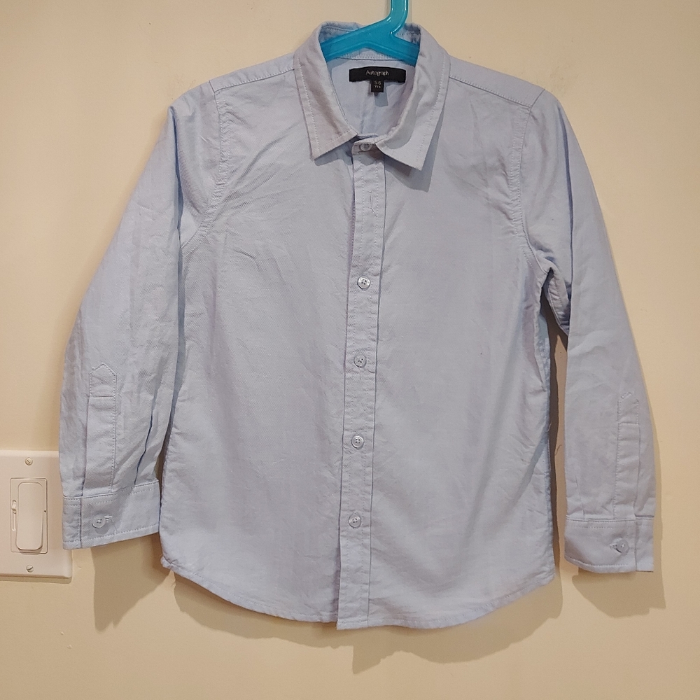 💥Boys Autograph dress shirt size 5-6 (#631)